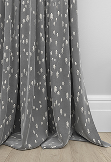 Norrland, Charcoal - Made to Measure Curtains